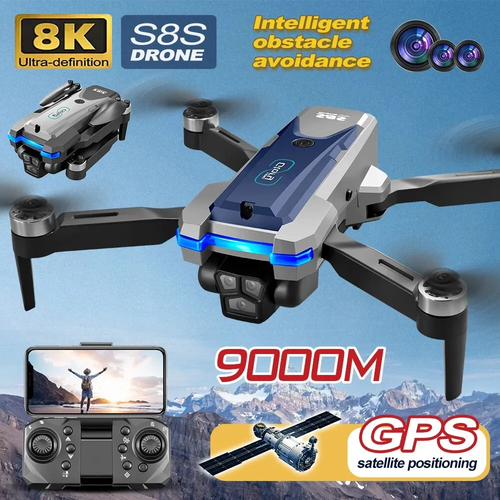 Drone Gimbal Brushless - S 8S Gps Drone 5G Wifi