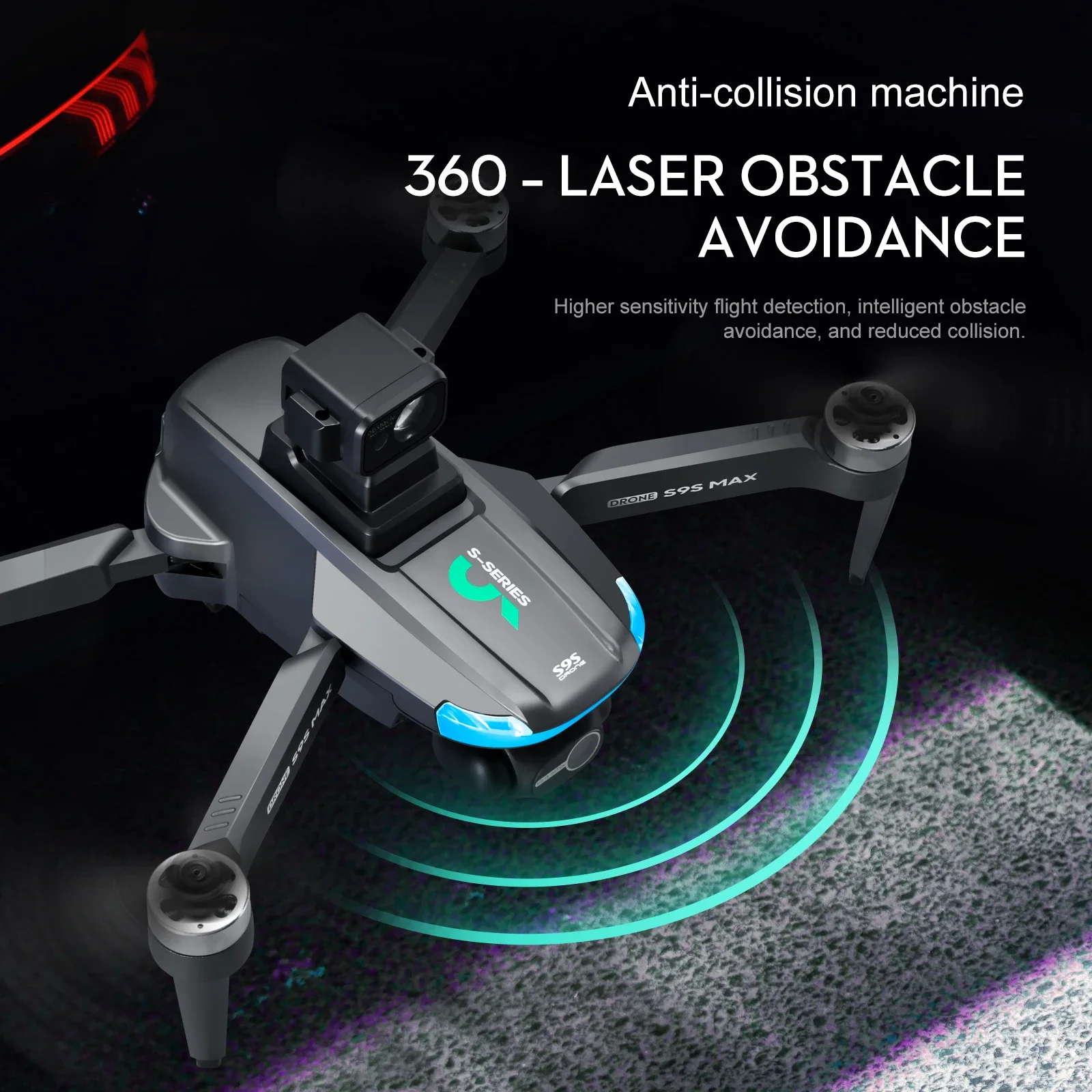 NIEUWE S9S MAX MINI Drone 4K 2 - Drone Gimbal 2 Axis recensie en prijs