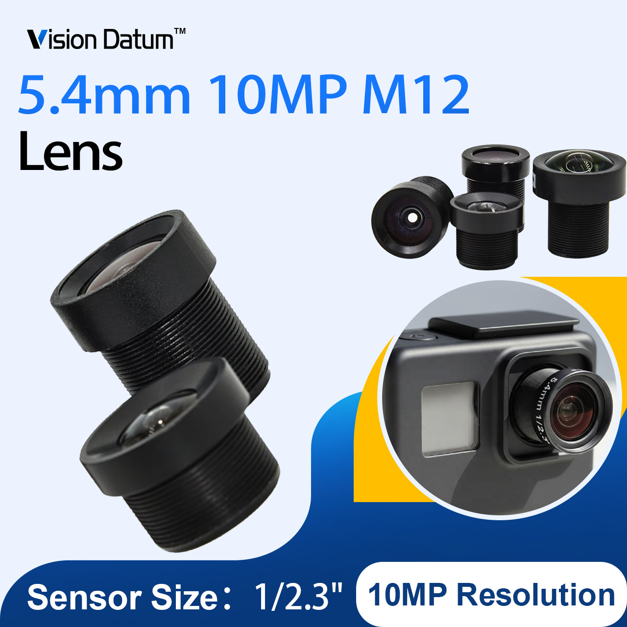 5.4mm M12 10MP Lens f/2.5 IR-C - Drone Gimbal For Gopro recensie en prijs